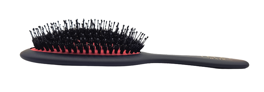IMZI Hair® Matte Black Bristle & Nylon Spa Brush Small