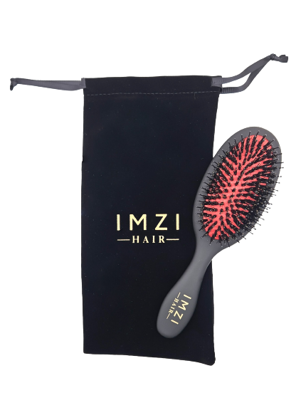 IMZI Hair DUO-PACK: Matte Black Brush Large & Small